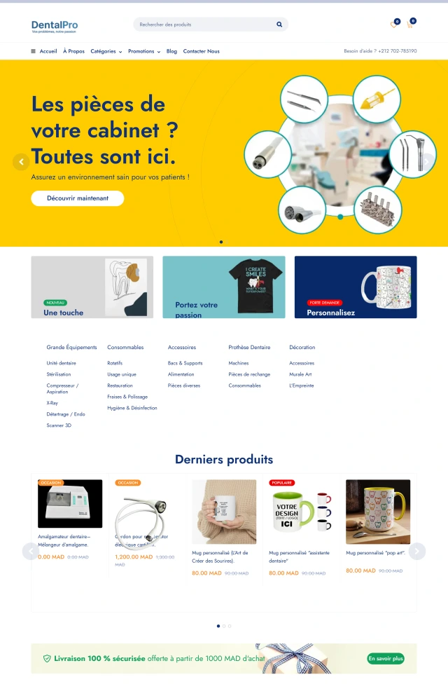 Accueil & Boutique
